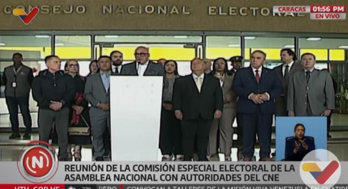 Comisión Electoral de la AN entregó al CNE propuesta de cronograma para comicios