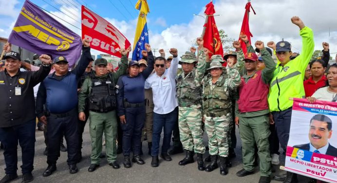 El municipio Libertador se movilizó en defensa de la paz