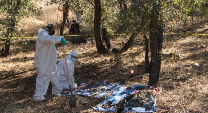 Hallan 56 cadáveres en los últimos cuatro días en fosas clandestinas en México