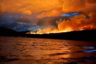 Incendio en Argentina