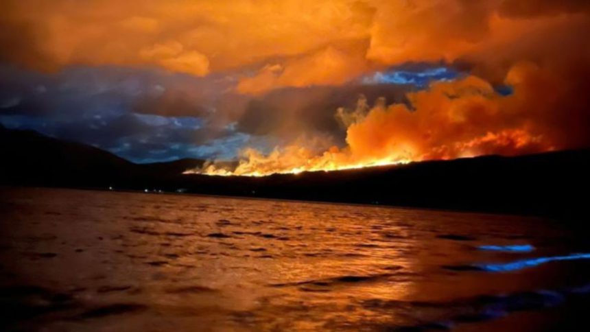 Incendio en Argentina