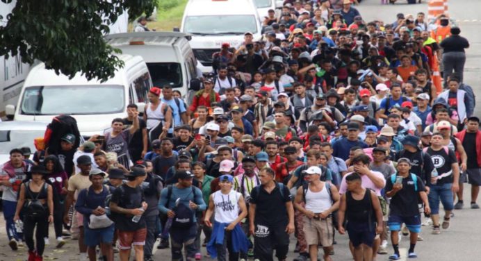 Inicia la primera caravana migrante del año desde la frontera sur de México