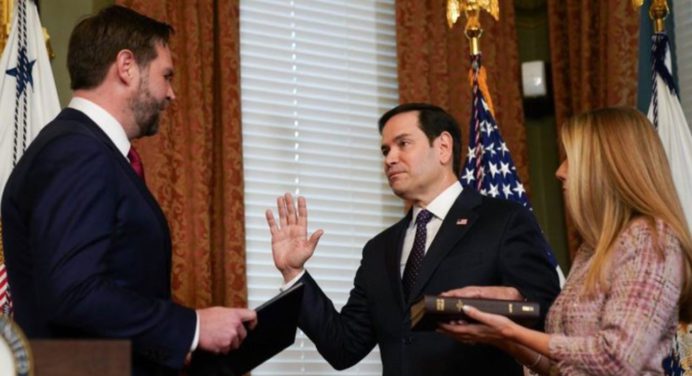 Marco Rubio jura como Secretario de Estado de Estados Unidos (+VIDEO)