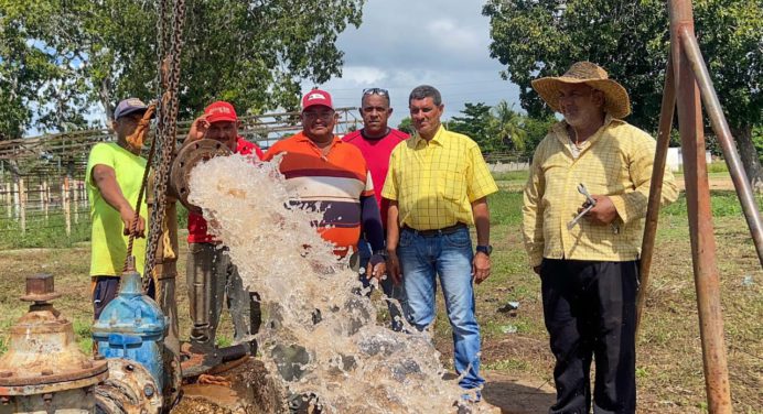 Más de 2 mil 500 familias favorecidas con la reactivación de un pozo de agua en Barrancas