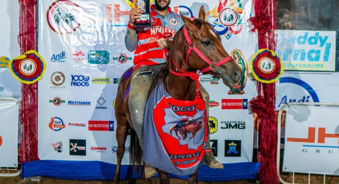 Monaguense Antonio Delfino nuevo subcampeón nacional de coleo