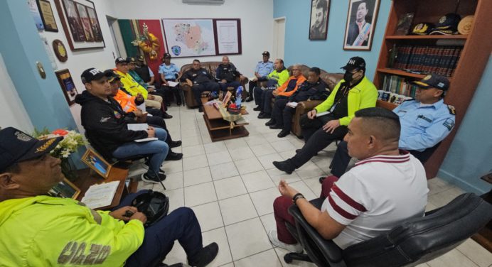 Realizan reunión estratégica y de coordinación para fortalecer seguridad en Monagas