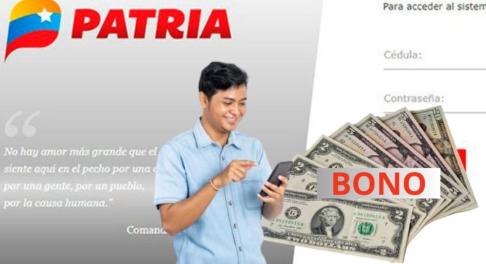 Recibe el BONO PATRIA ¡YA!: Sigue estas recomendaciones