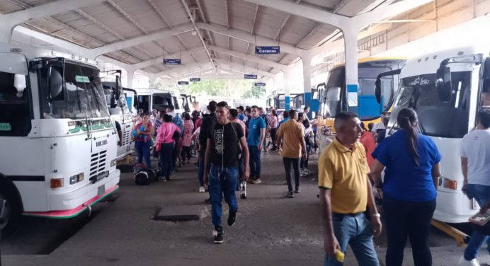 Unos 195 mil pasajeros se movilizaron por el terminal de Maturín en zafra navideña