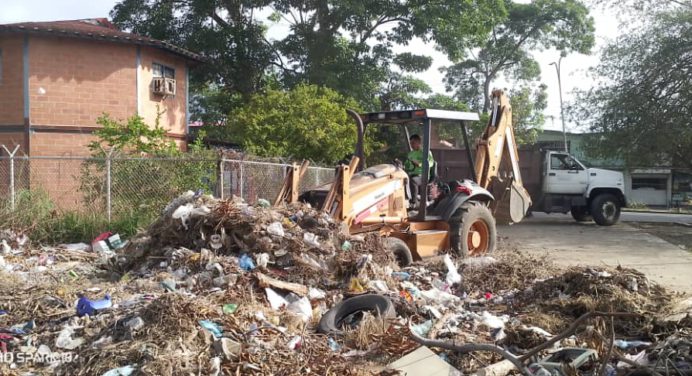 Alcaldía saneó 3 puntos improvisados de basura en Maturín
