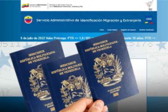 precios del Pasaporte en Venezuela