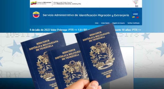 Aquí los precios del Pasaporte en Venezuela FEB-2025 (dólares y bolívares)