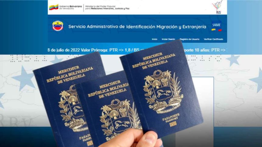 precios del Pasaporte en Venezuela