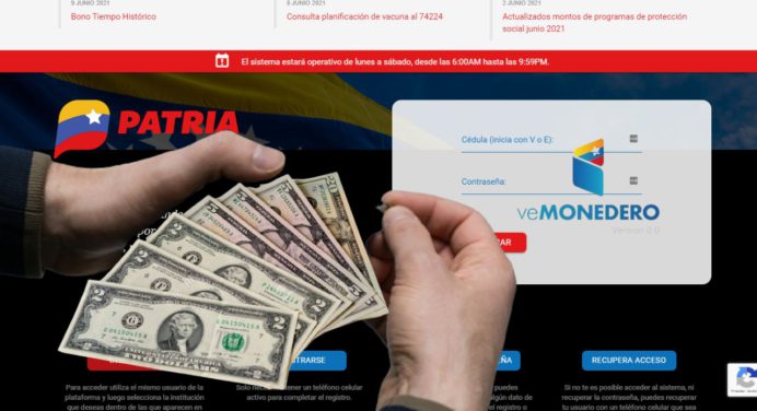 BONOS en monedero PATRIA del 17 al 22 de febrero (+Montos)