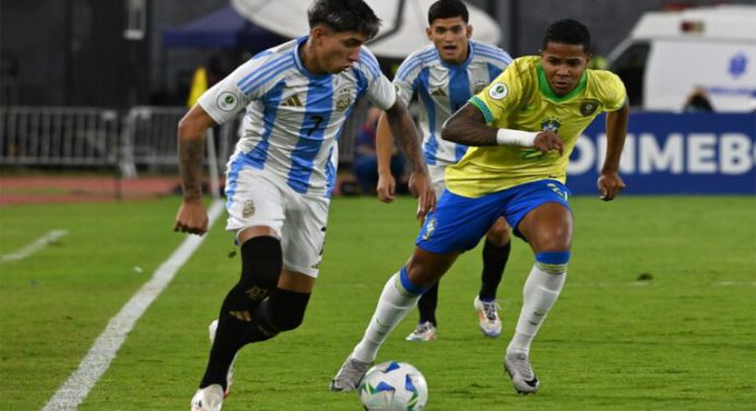 Este domingo Brasil y Argentina definen el Sudamericano Sub-20