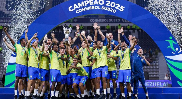 Brasil conquistó el Sudamericano Sub-20 en la última jornada en Puerto La Cruz