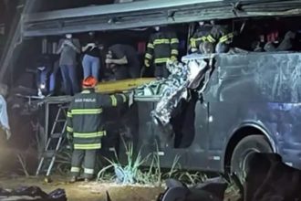 Choque entre un camión