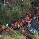 Colisión de autobús al norte de Guatemala