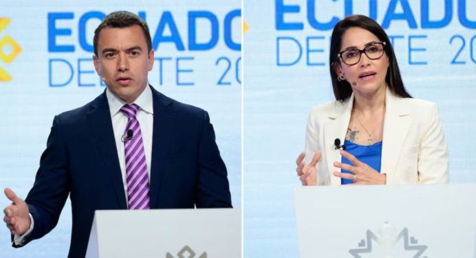 Daniel Noboa y Luisa González cierran sus campañas en Ecuador rumbo al 9-FEB