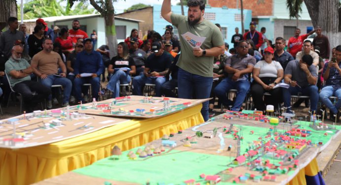 Gobernador Ernesto Luna ejecutará 9 proyectos comunales en el municipio Piar