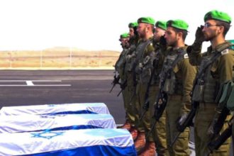 cuerpos de rehenes israelíes