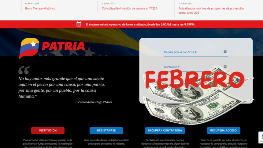 pagos en Patria