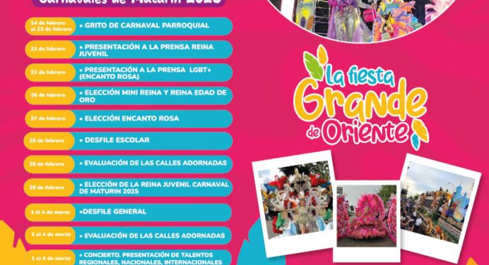 Prometen experiencia 360° durante Carnaval de Maturín