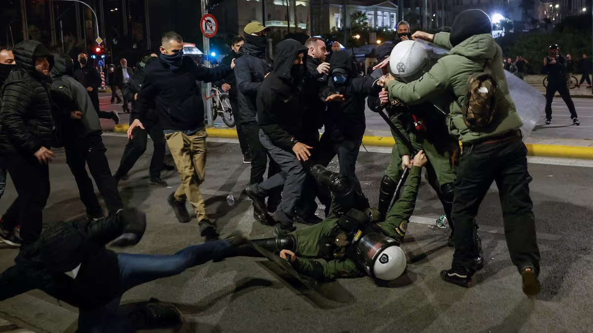 protestas en Grecia