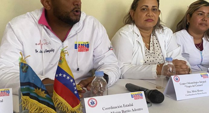 Ratifican a Jesús González en Misión Barrio Adentro
