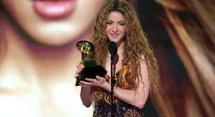 Shakira se llevó el Grammy a mejor álbum de pop latino