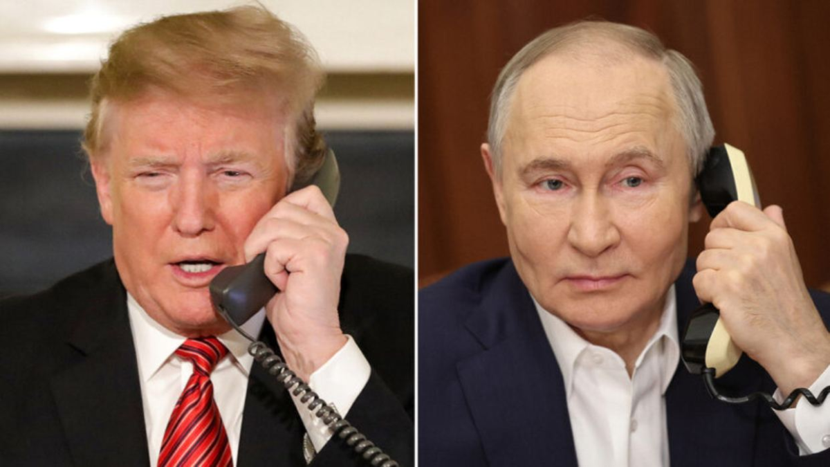 Trump y Putin acuerdan el comienzo de negociaciones para poner fin a la guerra en Ucrania