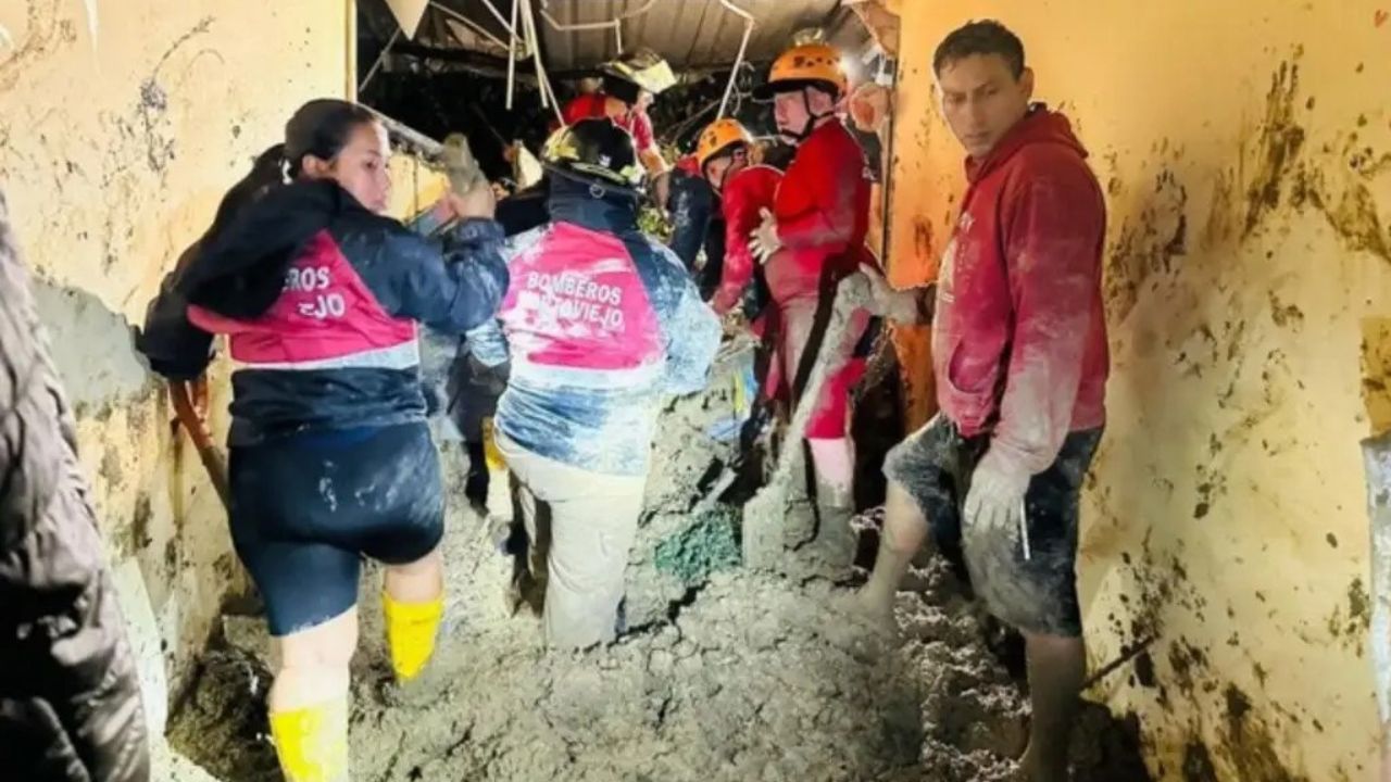 deslizamiento de tierra en Ecuador