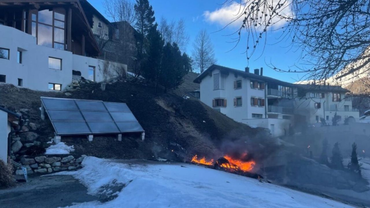 Accidente aéreo en Suiza