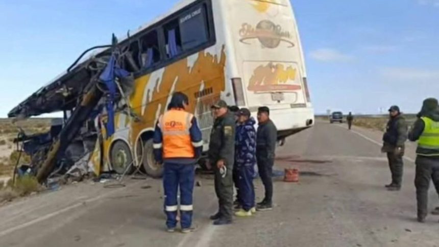 Accidente de carretera en Bolivia