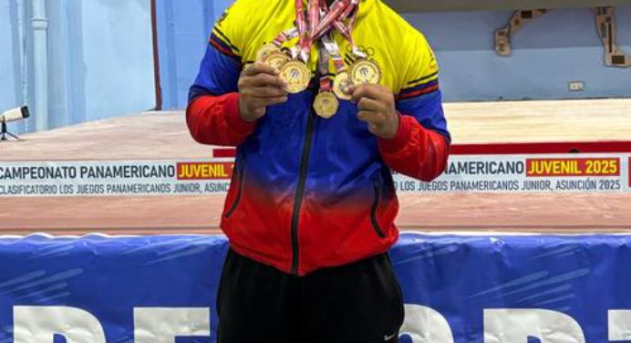 Angel Rodríguez campeón Panamericano en levantamiento de pesas