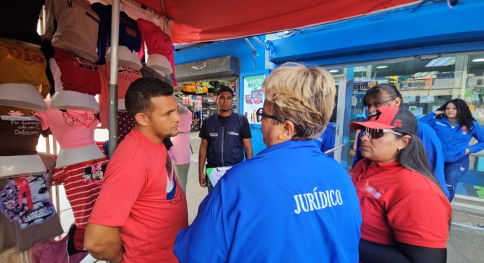 Avanza censo de comerciantes informales del centro de Maturín