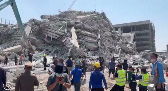 Birmania tras devastador terremoto ya deja más de 1.600 muertos