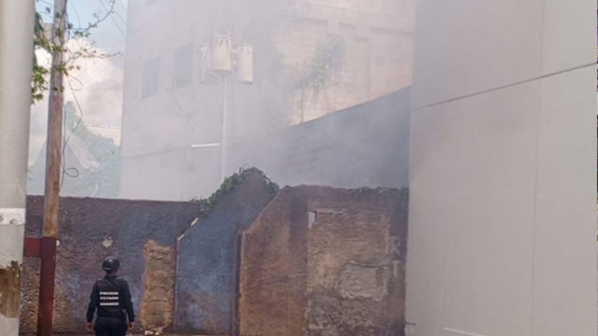 Humareda causó alarma en centro de Maturín 2 humareda