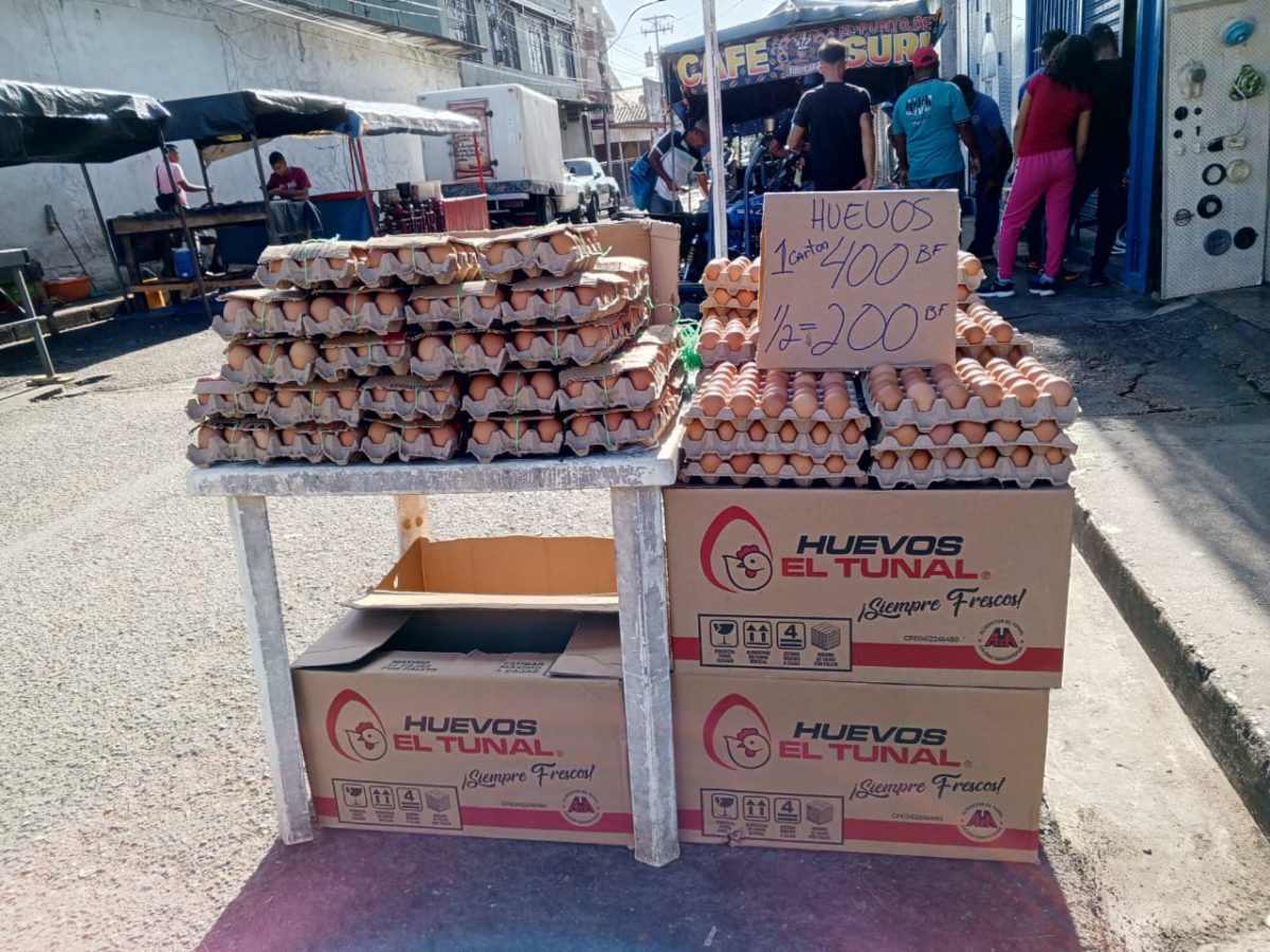 Maturineses catalogan de abuso ventas a precio de dólar paralelo 4 Huevos siguen en aumento