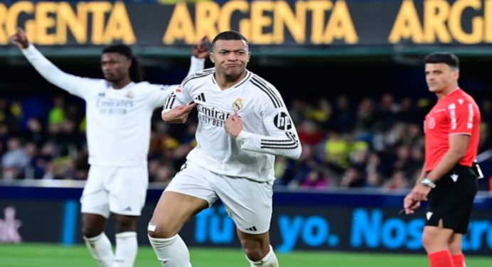 Mbappé y Courtois artífices de la victoria del Real Madrid sobre el Villarreal