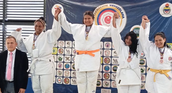 Monaguense Gabriela Roca se tituló campeona nacional de Judo