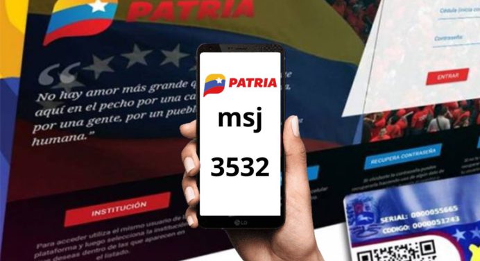 Pensionados en Patria activa el pago por Bs 2.970 y recibe el msj del 3532