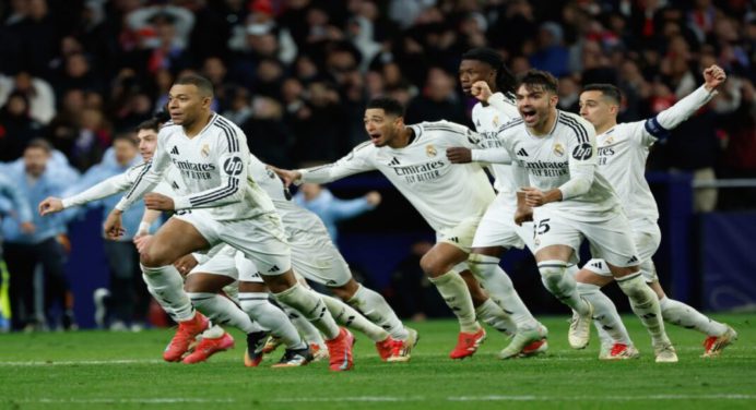 Real Madrid ganó dramático partido ante el Atlético en penales