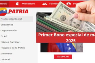 Primer Bono especial de marzo 2025