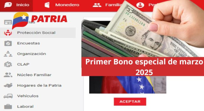 Se acercan los billetes a PATRIA: Primer Bono especial de marzo 2025 ¡Con aumento!