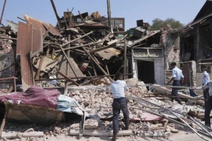 víctimas del terremoto