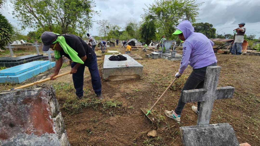 alcaldia de maturin ejecuta labores de saneamiento en el cementerio de parari laverdaddemonagas.com foto6