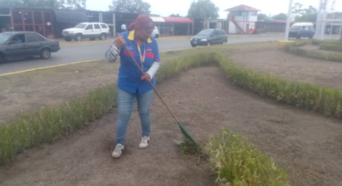 Alcaldía de Maturín refuerza labores de hidratación y mantenimiento al ornato