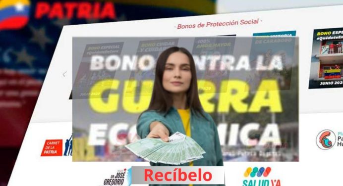 Asegura tu BONO de Guerra abril 2025: Aquí las fechas de pago en PATRIA