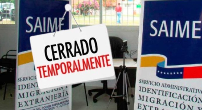 ¡Atención! Saime pausa actividades del 14 al 20 de abril: Aquí los detalles