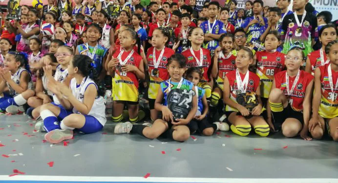 Con todo éxito culminó la Liga Nacional de Voleibol Infantil en Monagas